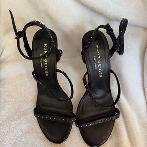 Kurt Geiger Black Studded Heels
